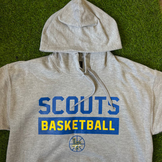 LFHS Basketball Sport Grey Gildan Hooded Sweatshirt