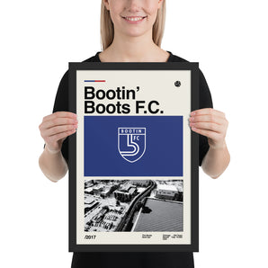Bootin' Boots FC Framed Home Graphic